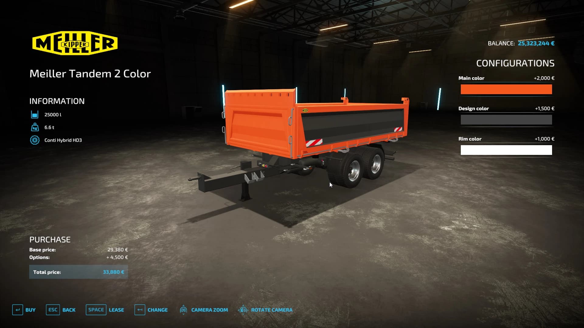 MEILLER TANDEM TRAILER