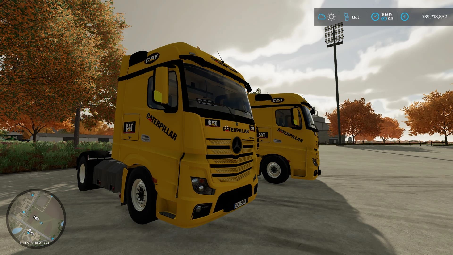 MERCEDES-BENZ ACTROS 4X4, 8X8 CATERPILLAR 4