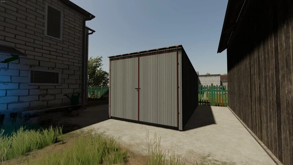 METAL GARAGES PACK 4