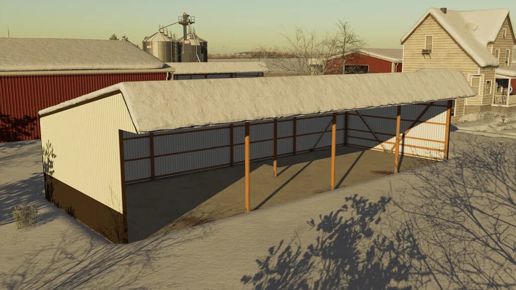 METAL OPEN SHED 4