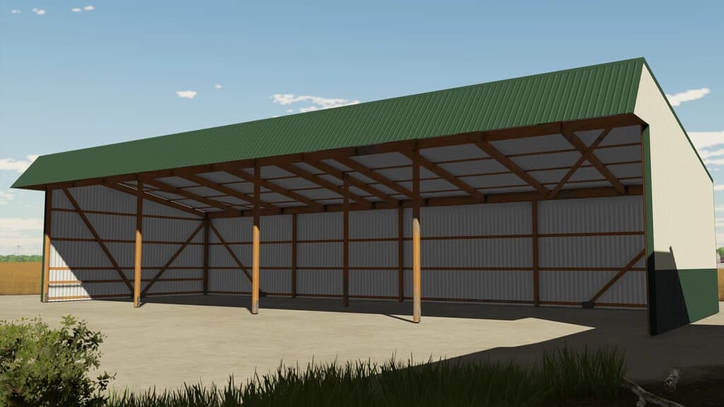 METAL OPEN SHED 2