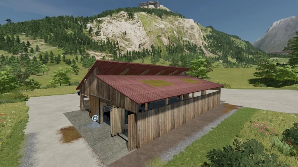 MODERN FREE-RANGE CATTLE BARN 5