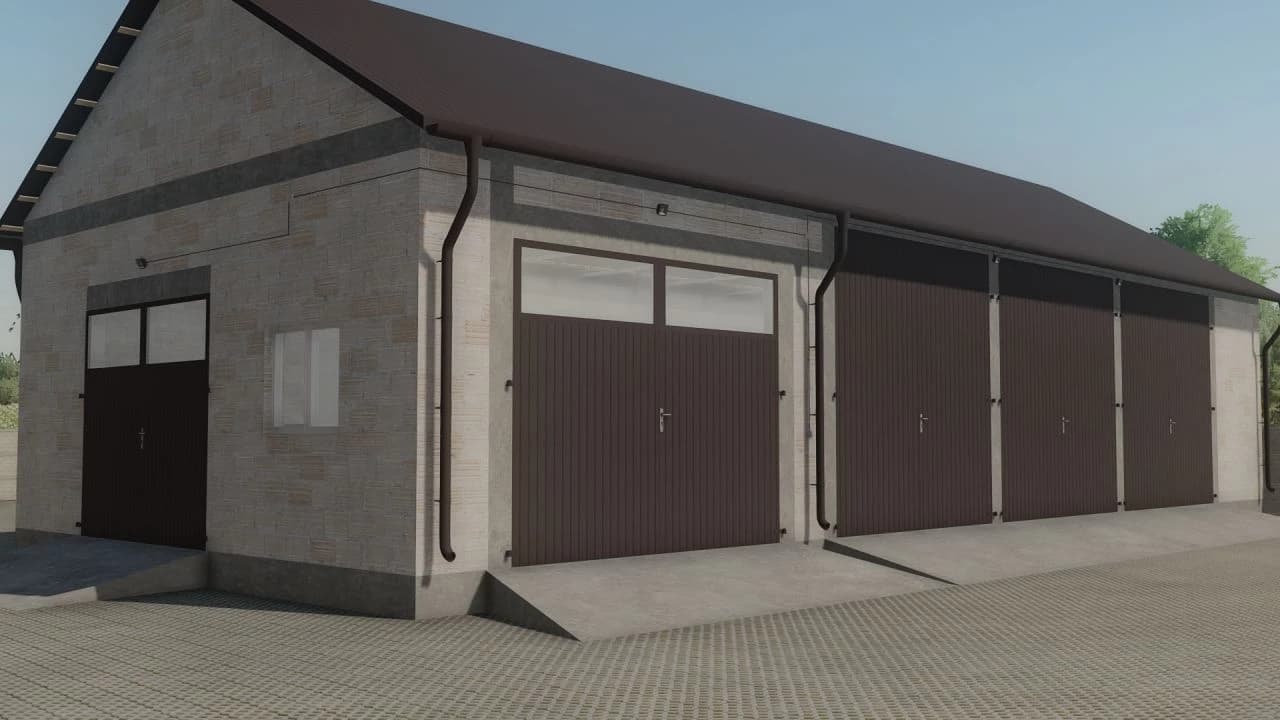 MODERN GARAGE WITH WORKSHOP 2