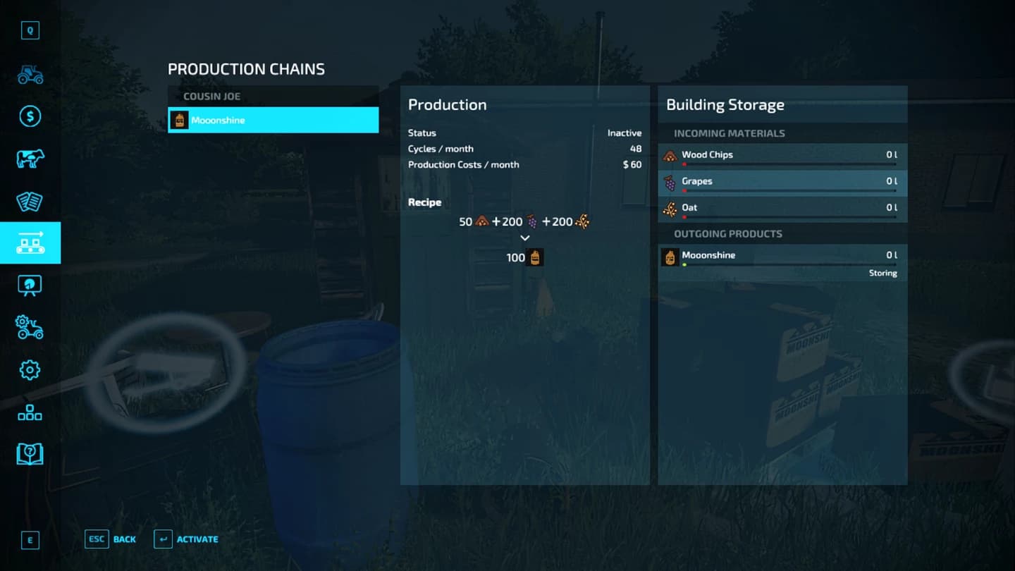 MOONSHINE PRODUCTION