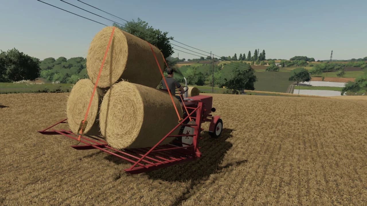 MOUNTED BALE TRANSPORTER