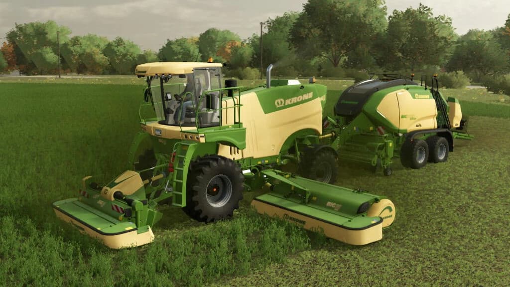 MOWER AND WRAPPER WITH HITCH 4