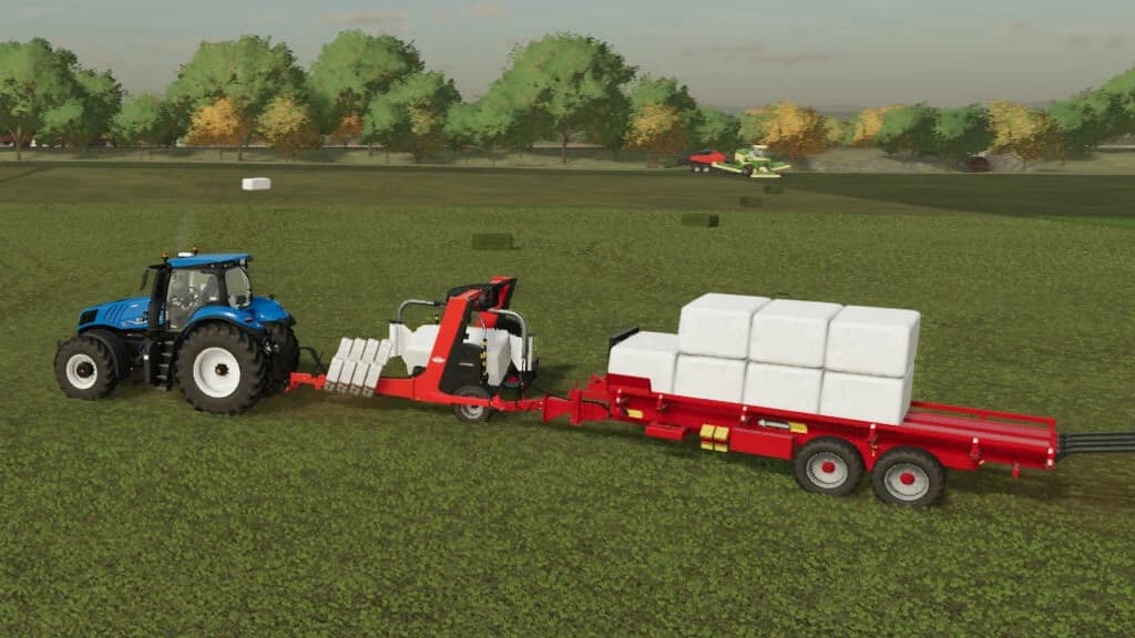 MOWER AND WRAPPER WITH HITCH 3