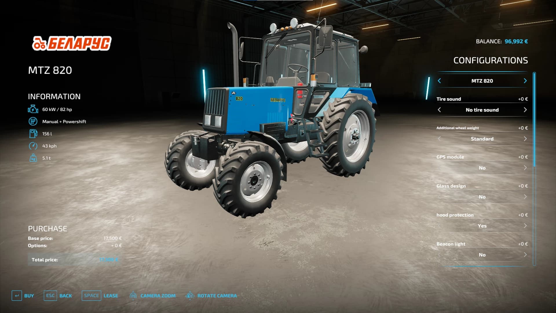 MTZ 820 892 920 952 PACK 2