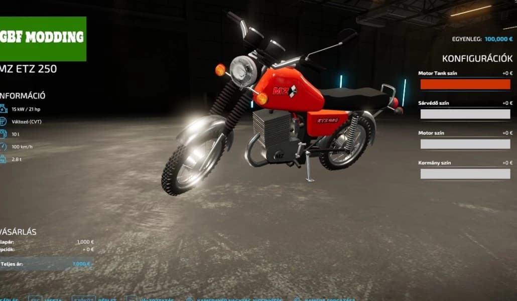 MZ ETZ 250 MOTORCYCLE 2