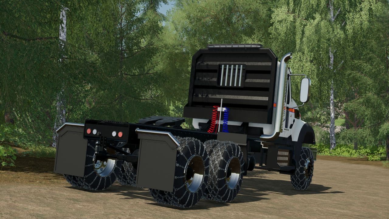 Mack Granite semi-trailer truck 2