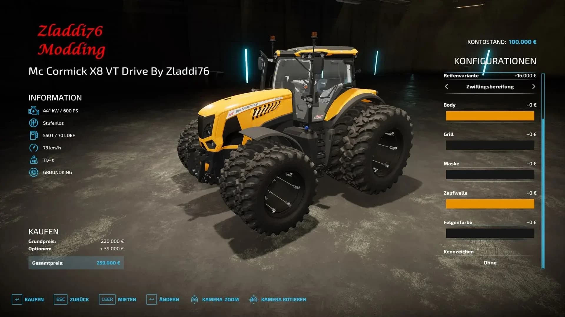 Mc Cormick X8 VT Drive