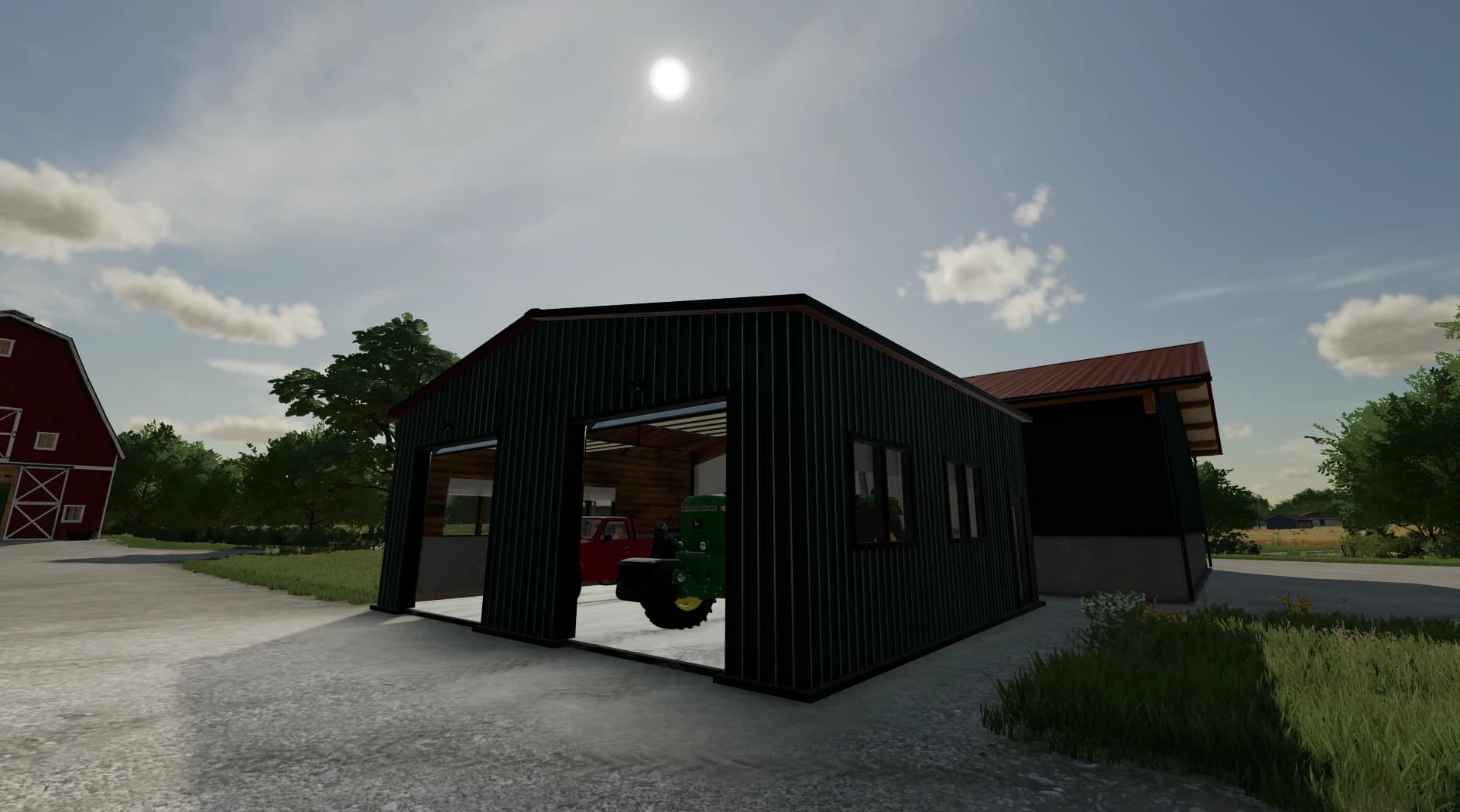 Modern Two Car Garage 2