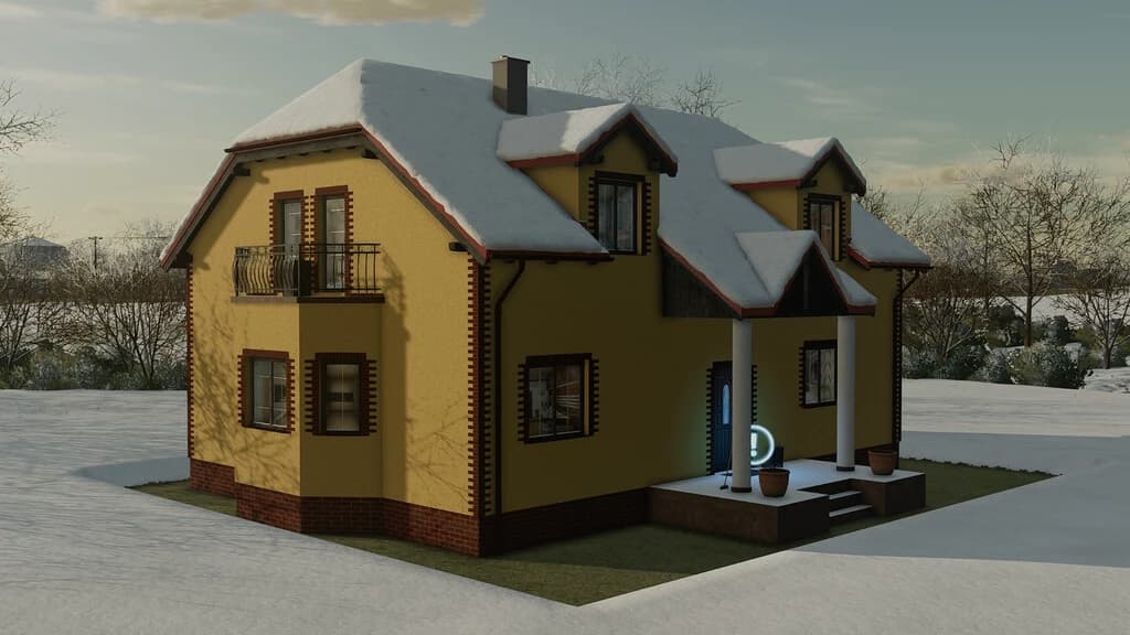 Modern Yellow Farmhouse 4