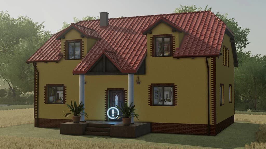 Modern Yellow Farmhouse 3