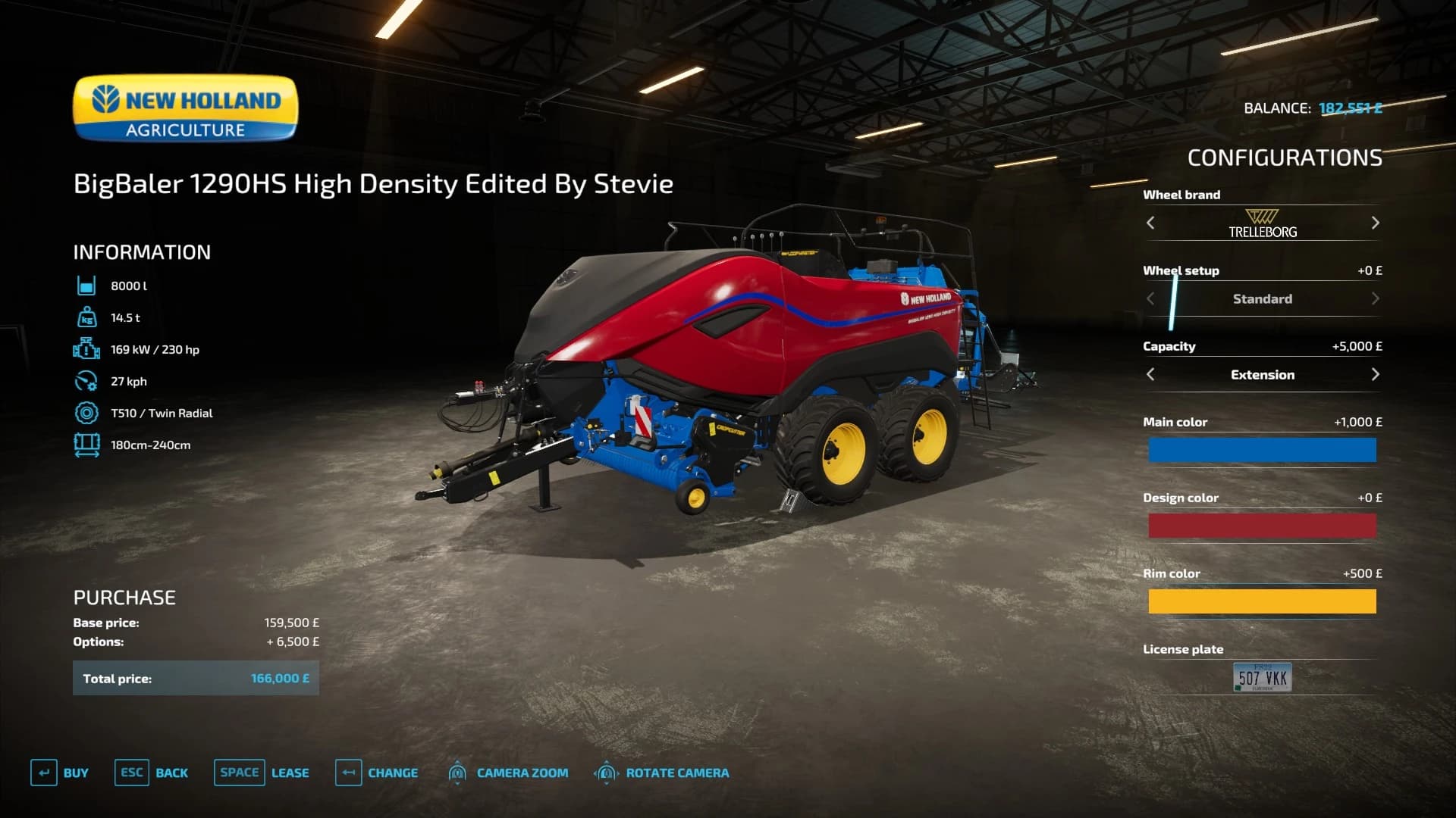NEW HOLLAND 1290HD BY STEVIE 3