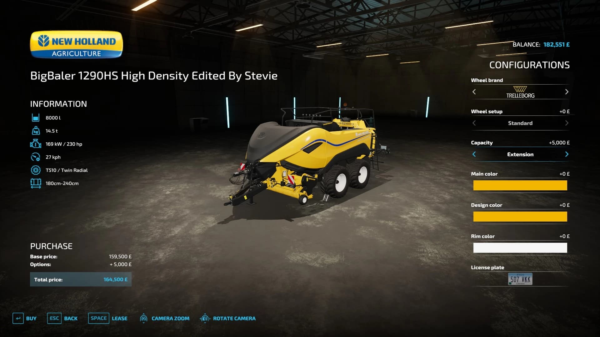 NEW HOLLAND 1290HD BY STEVIE