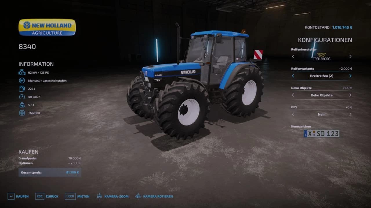 NEW HOLLAND 8350