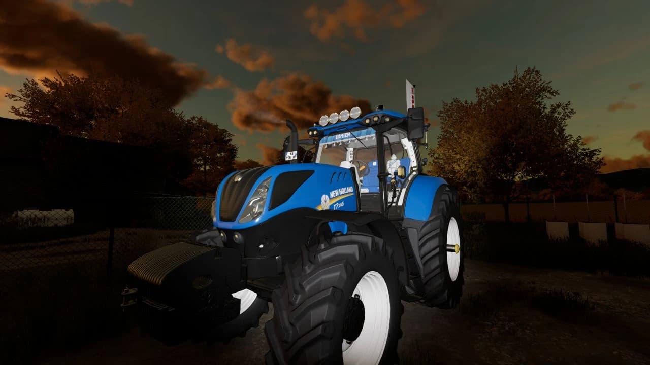 NEW HOLLAND T7 DAMSENFOLIE 4