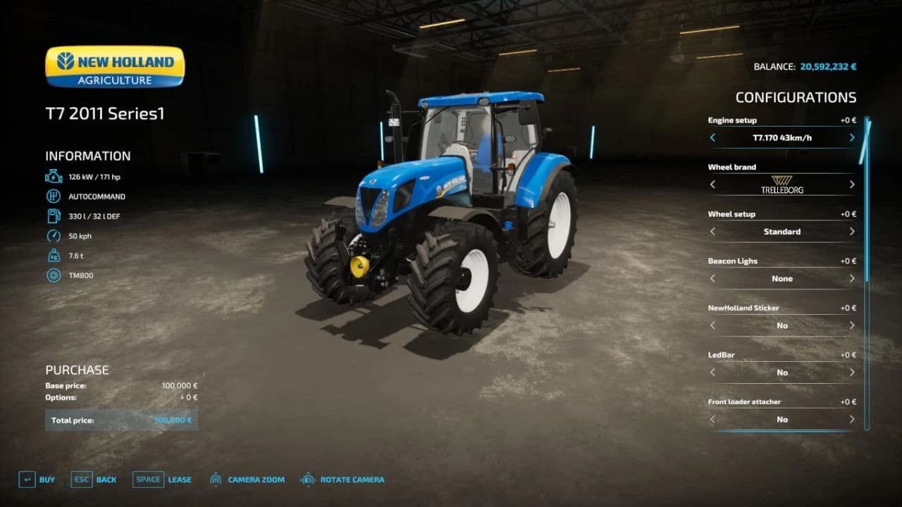NEW HOLLAND T7 EDIT 2
