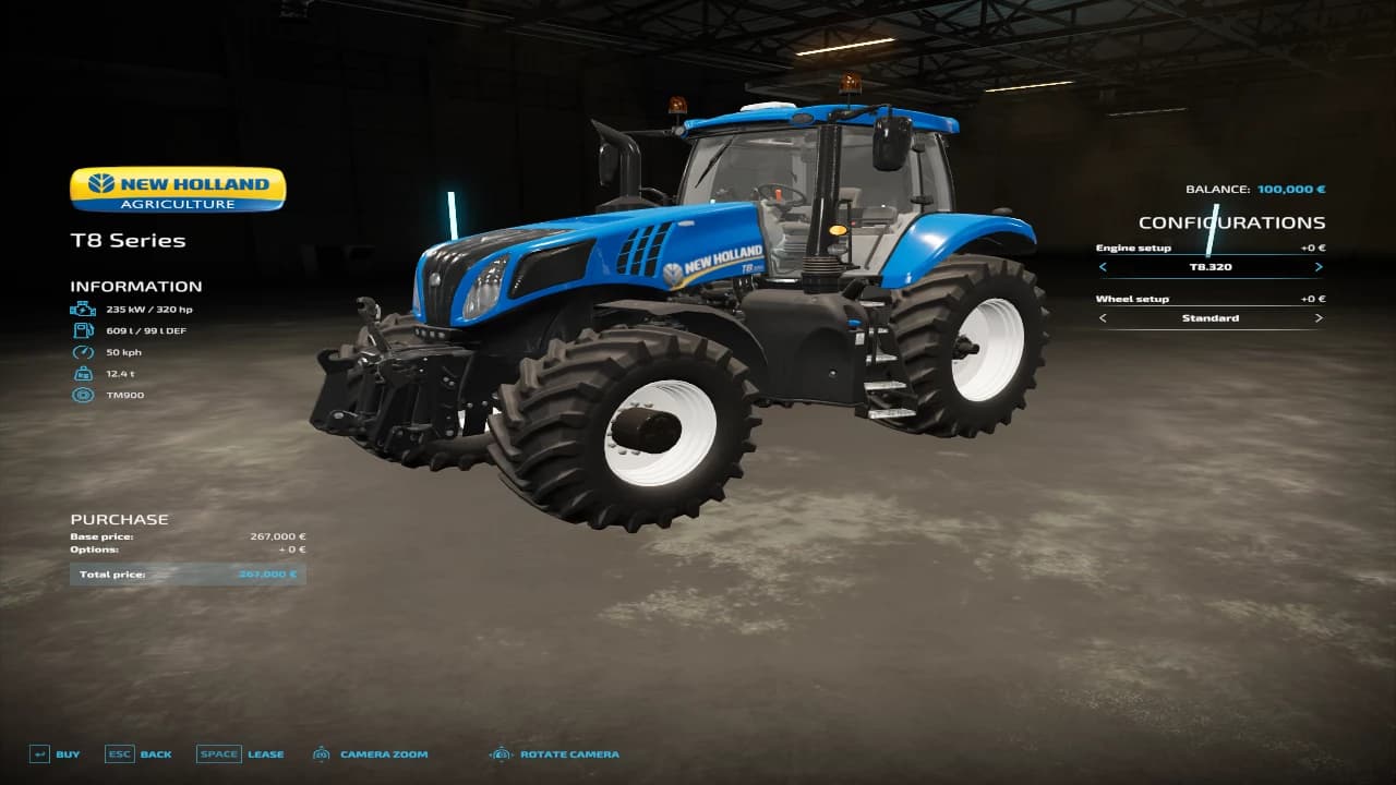 NEW HOLLAND T8