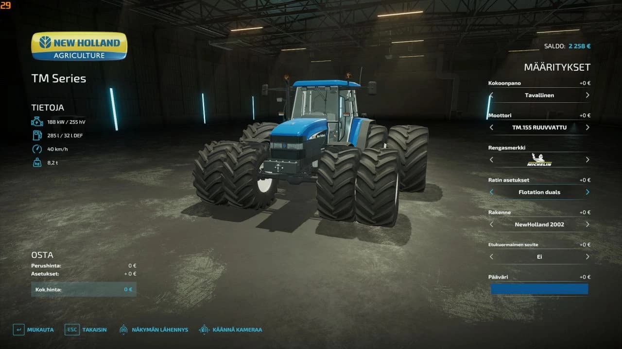 NEW HOLLAND TM TURVE 3