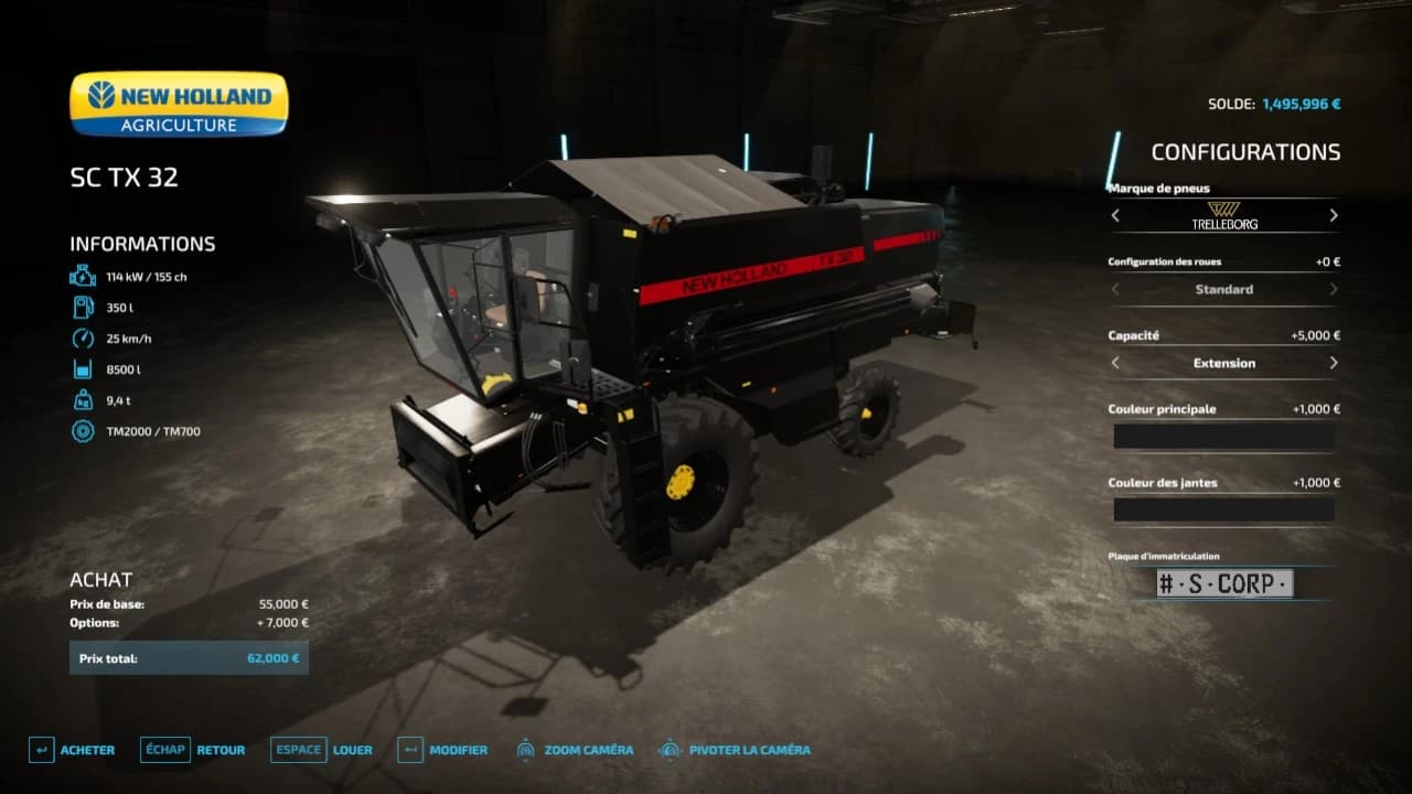 NEW HOLLAND TX32