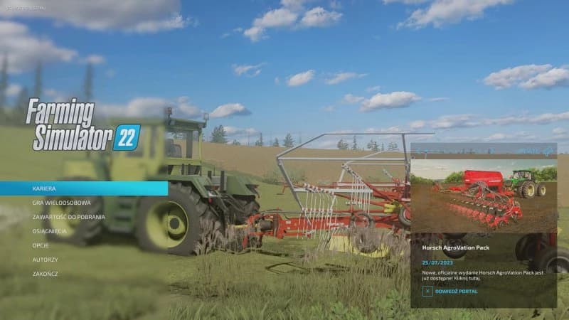 NEW MENU FS22