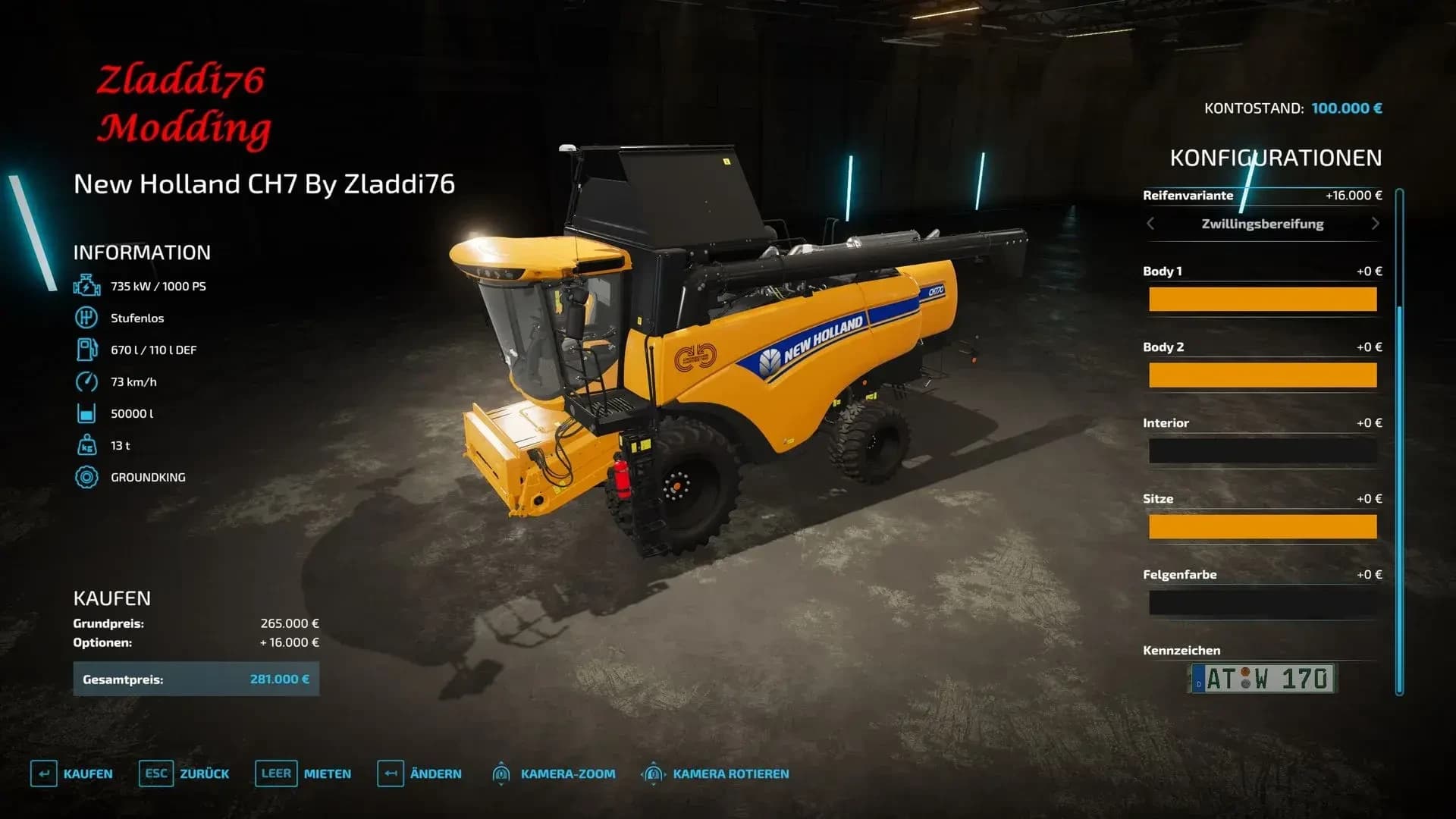 New Holland CH7