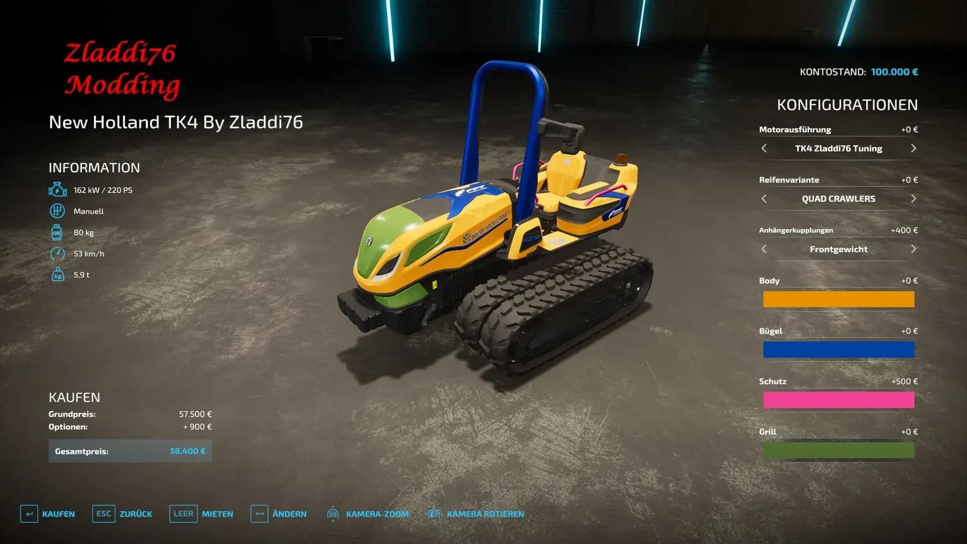 New Holland TK4 3
