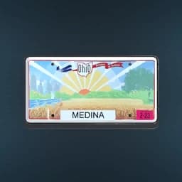 OHIO LICENSE PLATE