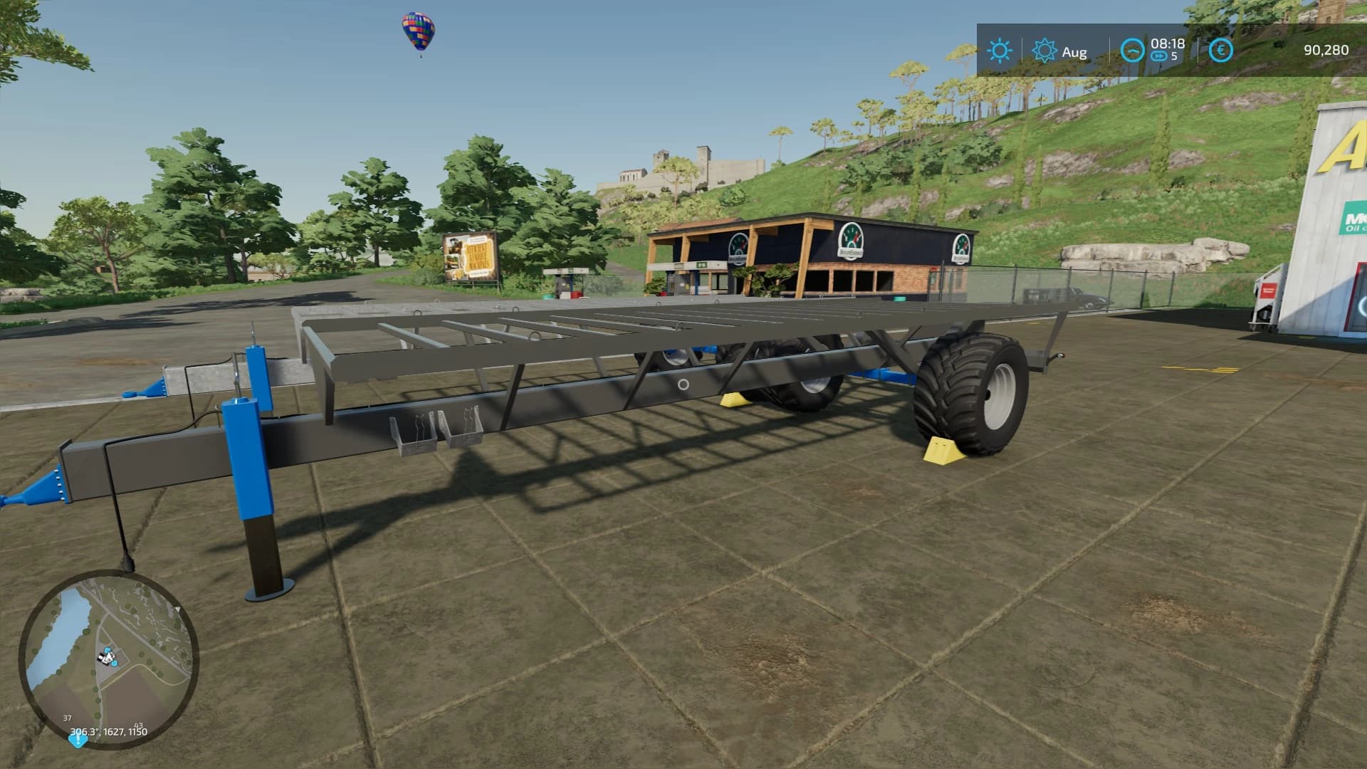 OLAND HV72 BALETRAILER