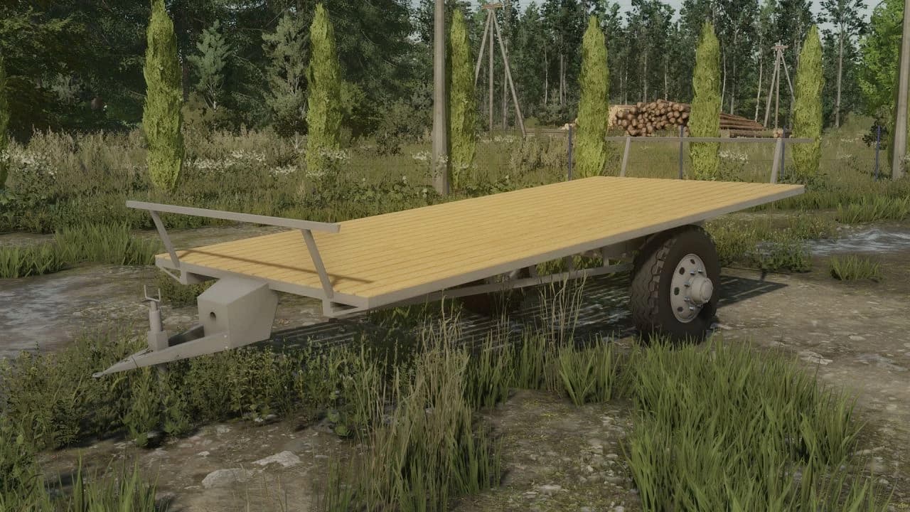 OLD BALE TRAILER 3