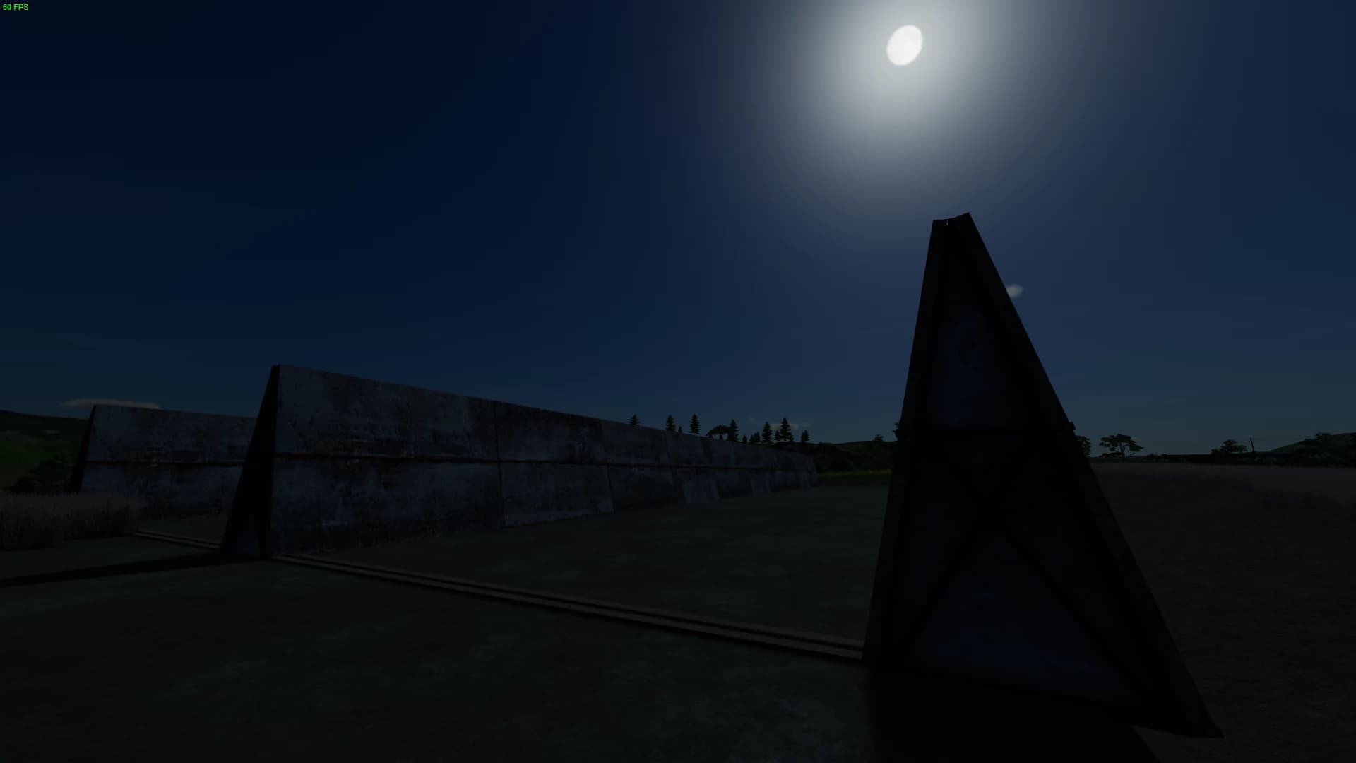 OLD FAHRSILO WITH LIGHTING