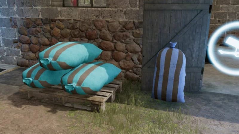 OLD GRAIN BAGS/PALLETS 2