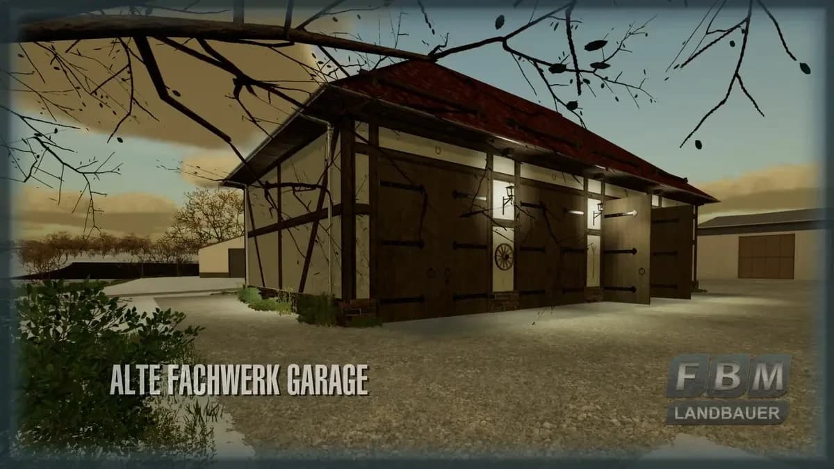 OLD HALF TIMBERED GARAGE 4