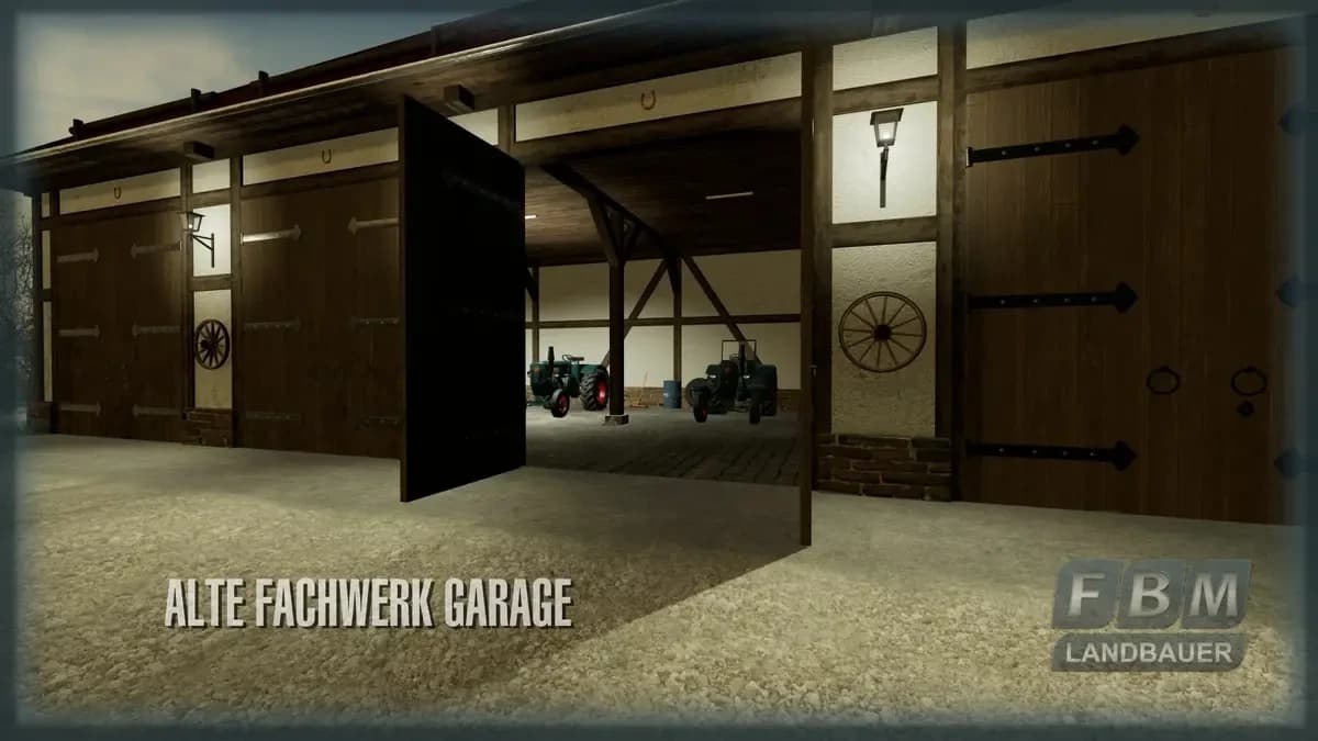 OLD HALF TIMBERED GARAGE 2