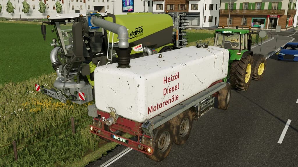 OLD LIQUID MANURE TANKER