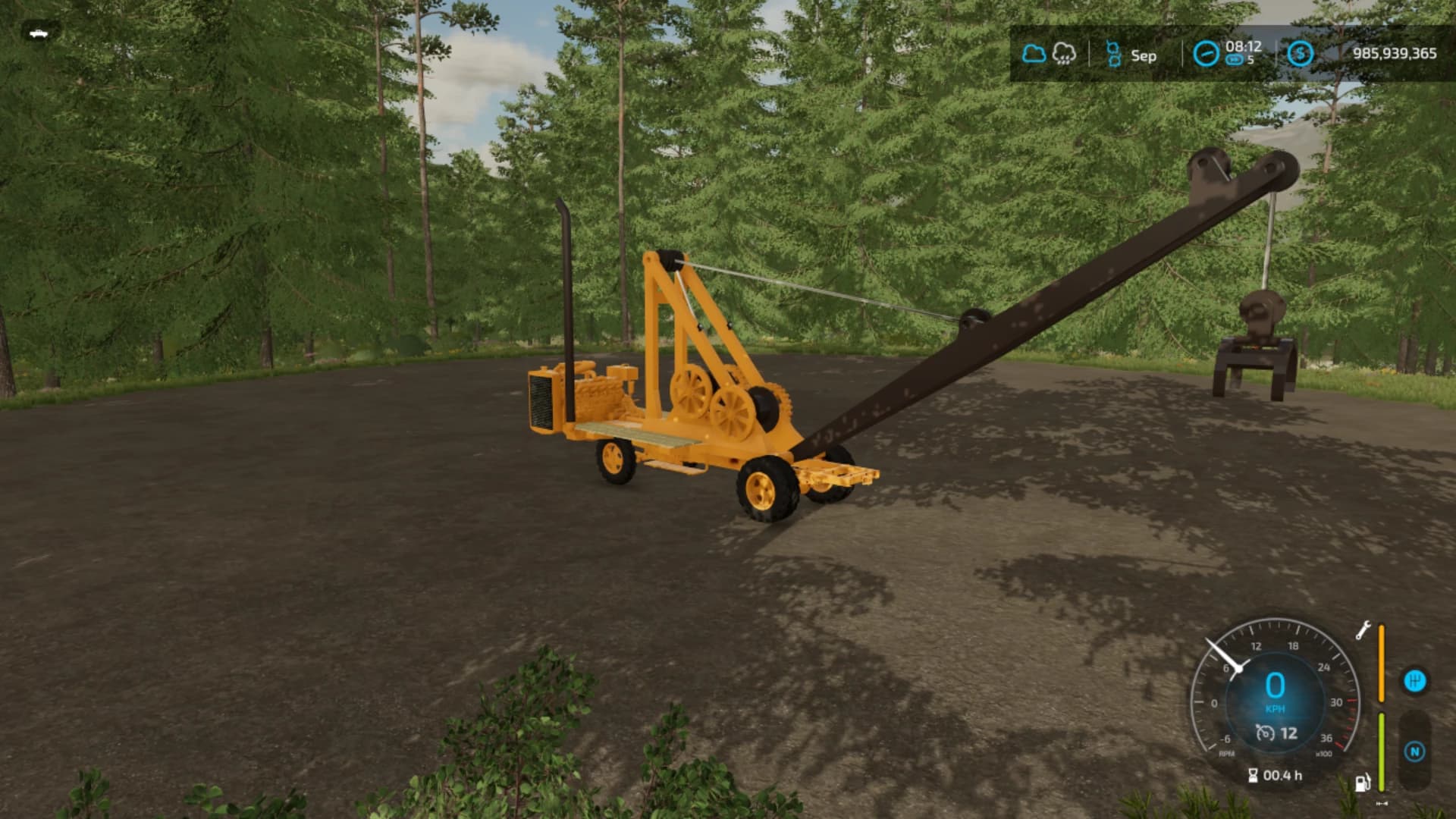 OLD LOGGING CRANE 4