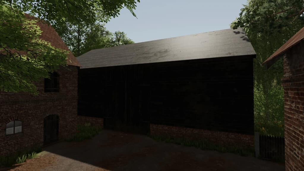 OLD POST GERMAN WOOD BARN