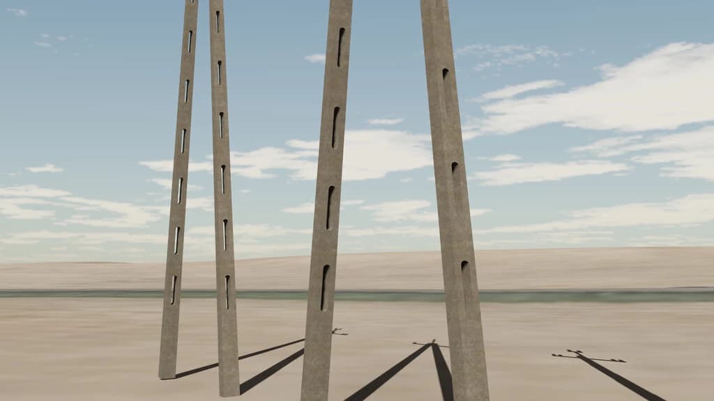 OLD POWER POLES PACK (PREFAB) 3