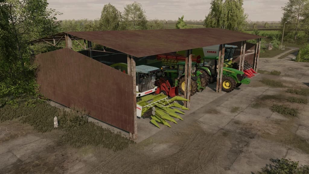 OLD RUSTY SHED 25X13M 3