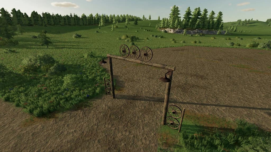OLD WOODEN FARM ENTRANCE 3