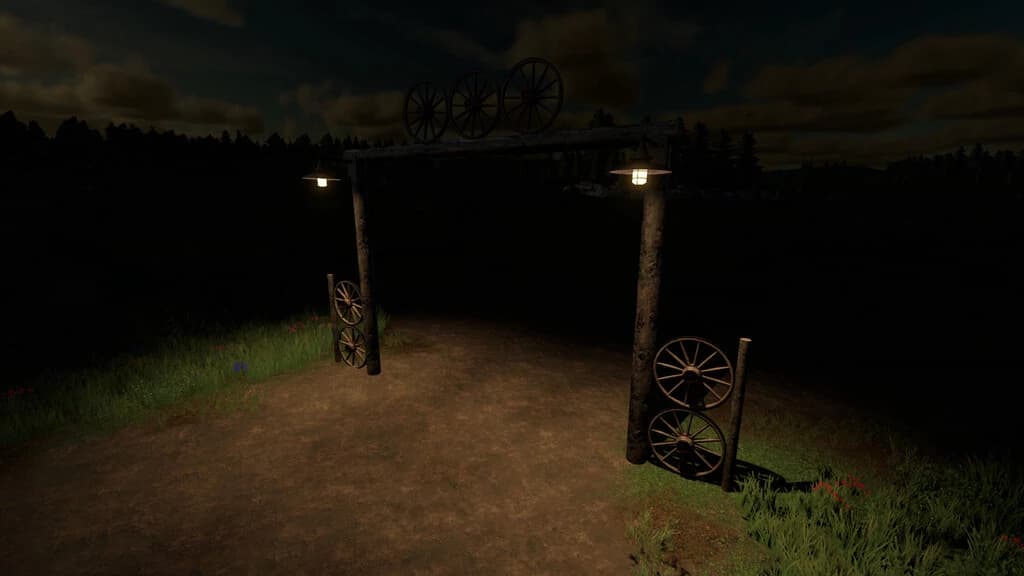 OLD WOODEN FARM ENTRANCE 2