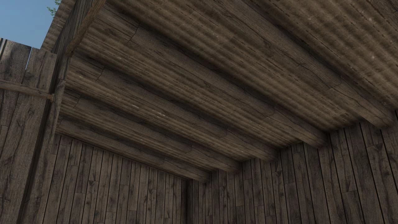 OLD WOODEN GARAGE