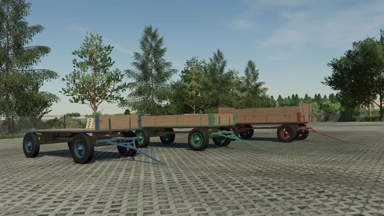 OLD WOODEN TRAILER
