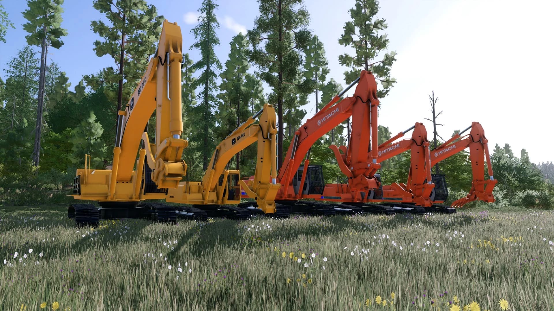 OLDGEN DEERE/HITACHI EXCAVATOR PACK 5