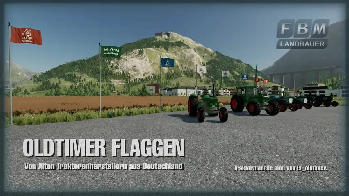OLDTIMER FLAGS DE 2