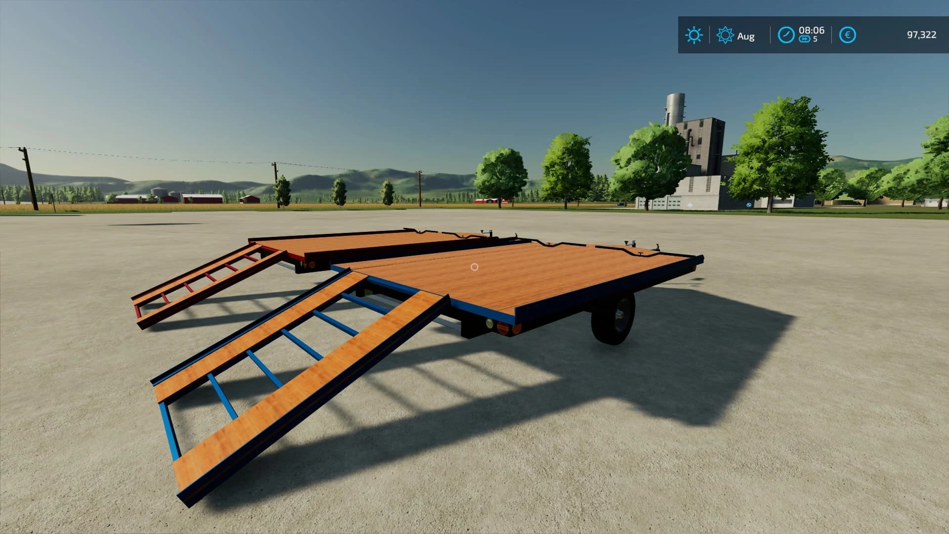 OPEN DECK SLED TRAILER CHS 4