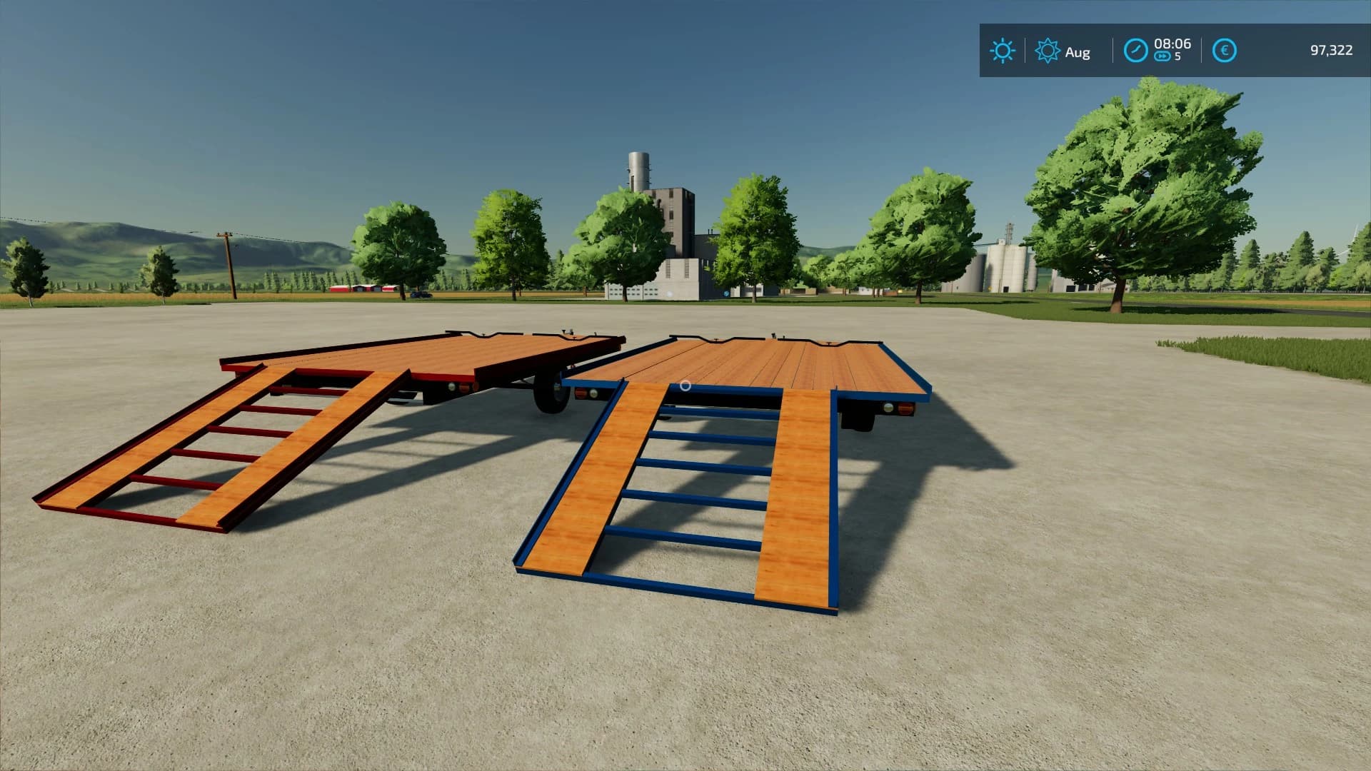OPEN DECK SLED TRAILER CHS 3