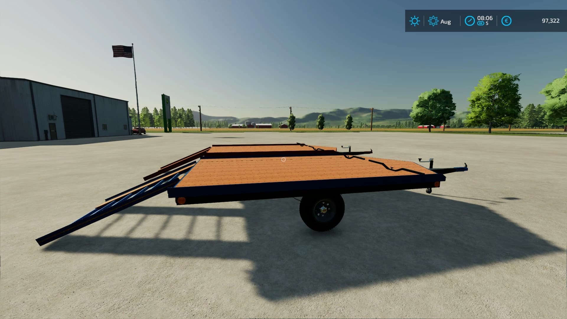 OPEN DECK SLED TRAILER CHS